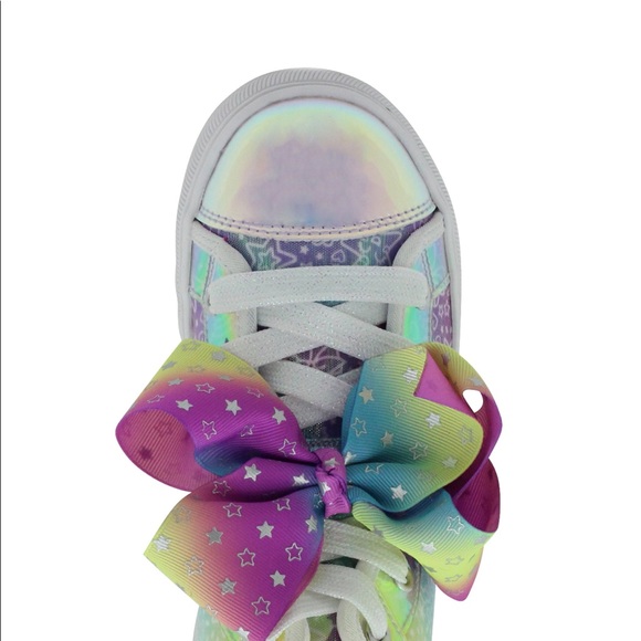 Nickelodeon Jojo Siwa Multi-color Big & Little Girls High Top Sneakers Kids Shoe - Picture 4 of 5